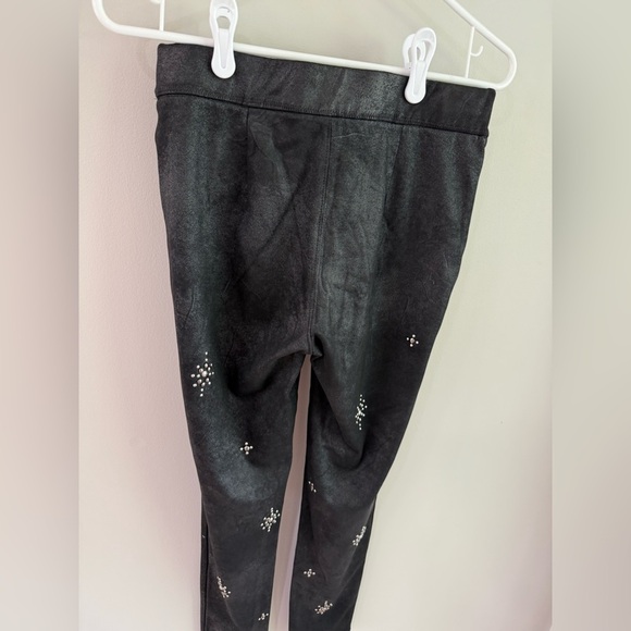 Free People Star Stud Embellished Skinny Pants - Black/Silver - Size 25 - Picture 13 of 15